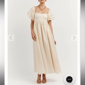 DISSH Monty Dress Linen (NWOT)